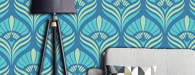 Cequin printed wallpaper pattern - elegant design exclusively from forthefloorandmore.com
