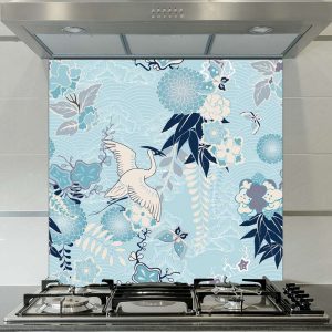 Image of Momo oriental patterned glass splashback available from forthefloorandmore.com