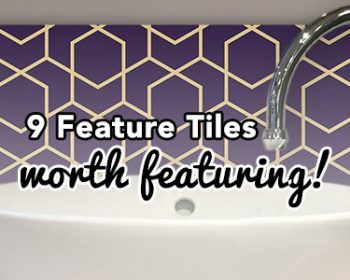 Image for 9 Bathroom Feature Tiles worth featuring! A blog post by forthefloorandmore.com