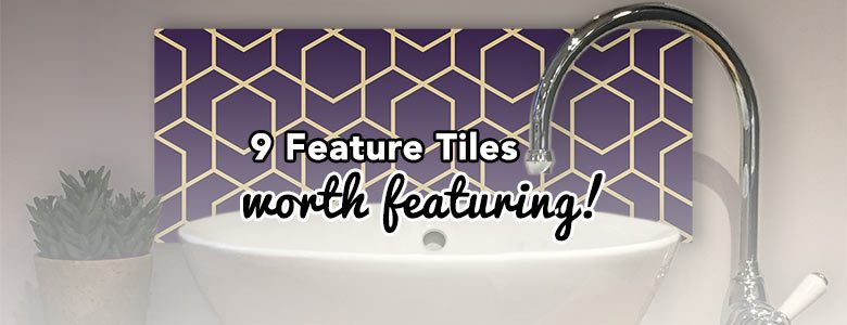 Image for 9 Bathroom Feature Tiles worth featuring! A blog post by forthefloorandmore.com