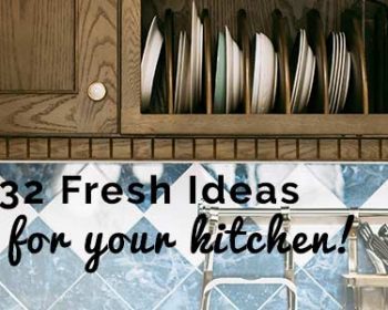 32 Fresh Home Decor Ideas for the Trendiest Kitchen This Season - from forthefloorandmore.com