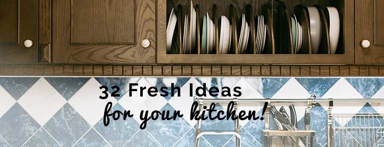 32 Fresh Home Decor Ideas for the Trendiest Kitchen This Season - from forthefloorandmore.com