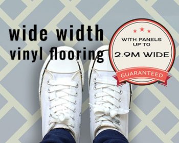 Wide width pattern vinyl flooring available exclusively from For the Floor and More