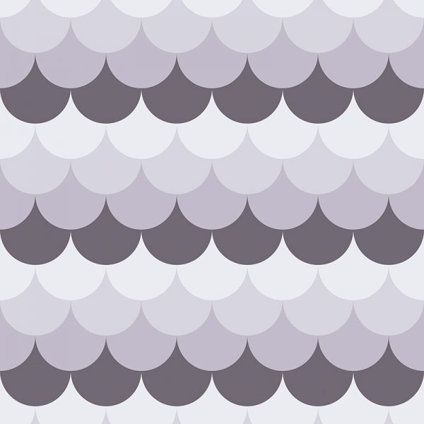 Image of Ines pattern mermaid tile design vinyl flooring