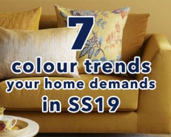The 7 Colours Your Home Demands In SS2019 - A Blog Post By For the Floor & More
