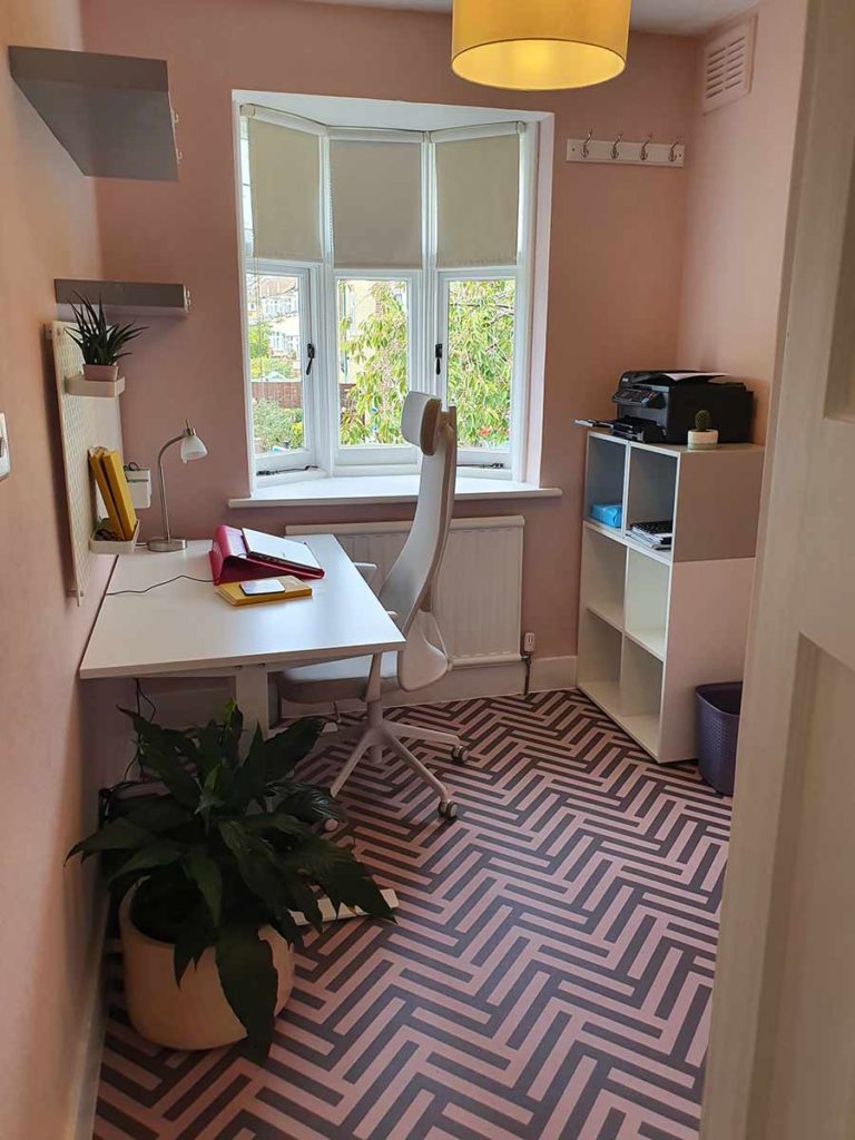 Herringbone Pink