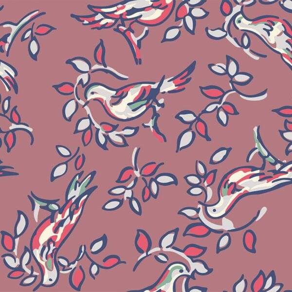 From our Gawthorpe Textiles Collection collaboration, Jane matches a classic repeating motif with thoroughly modern colours.