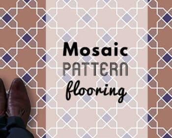 Mosaic vinyl flooring - a post from forthefloorandmore.com celebrating all things mosaic-y!