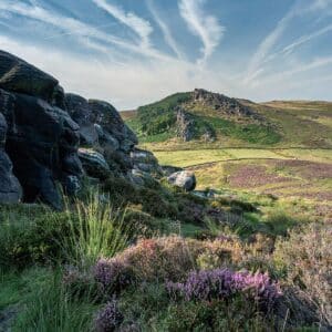 Image of the Staffordshire Moorlands used in a blog post about flooring designs inspired by the area and exclusively from For the Floor & More