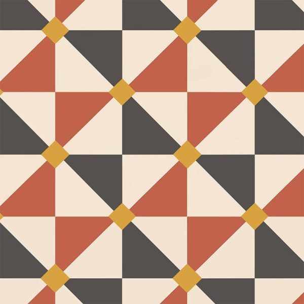 Ariette geometric pattern vinyl flooring