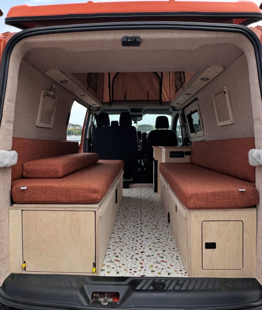 Custom terrazzo · Campervan